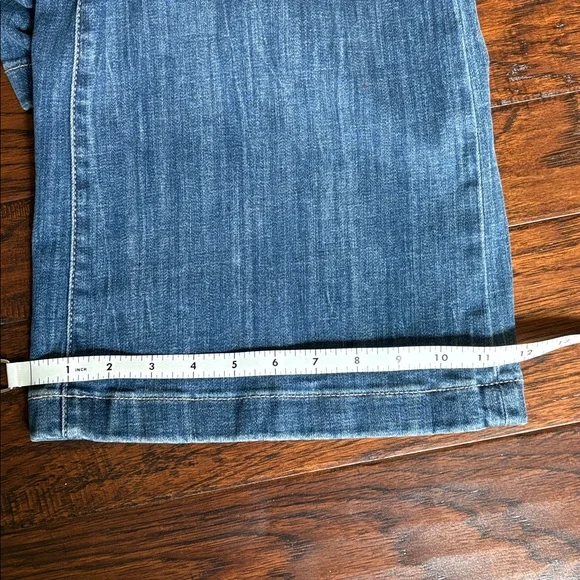 White House Black Market Denim wide leg jeans 6 - Picture 10 of 10